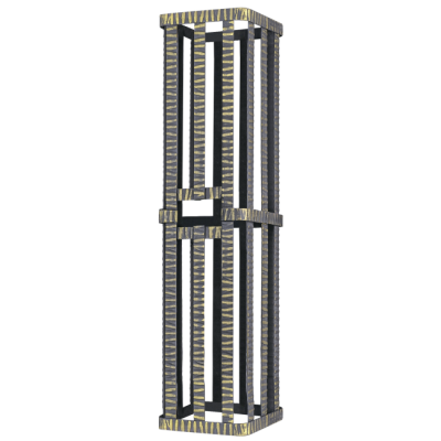 Сетка на трубу Гефест 300х300х1000 Гром 50 под шибер