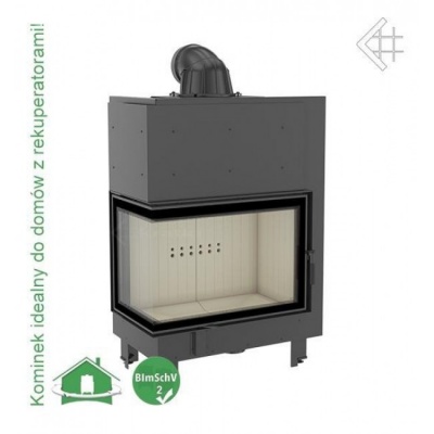 Каминная топка Kratki MBA L BS (угловое стекло слева) Каминная топка Kratki MBA L BS (угловое стекло слева)