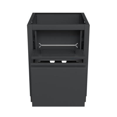 Тумба для мусора Napoleon с держателем бумажных полотенец Черная