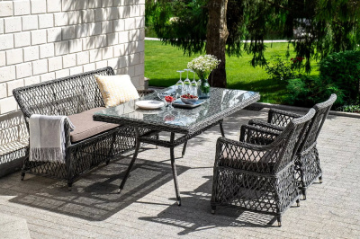 Обеденная группа 4SIS Катания на 4 персоны Цвет: графит Обеденная группа 4SIS Катания на 4 персоны Цвет: графит