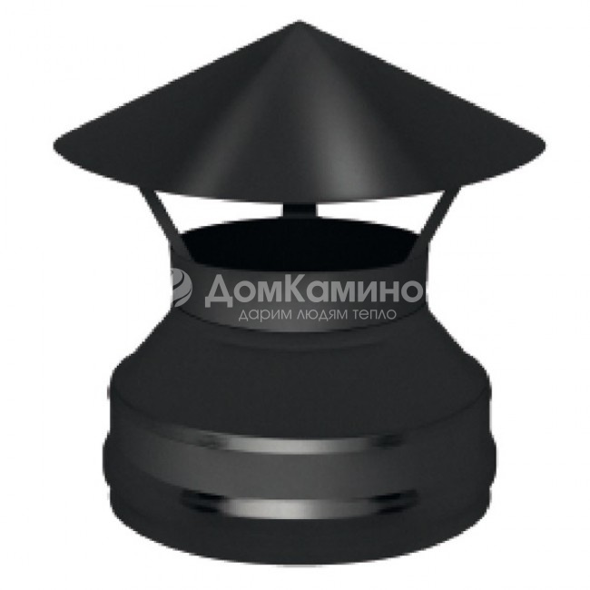 Оголовок нерж. Везувий BLACK (AISI 430/0.5) d=150x250