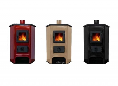 Печь камин MBS CORNER RED