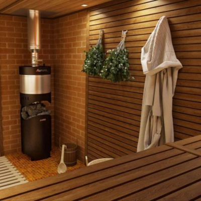 Банная печь Grill'D Aurora 160A Trio long (с баком) Банная печь Grill'D Aurora 160A Trio long (с баком)