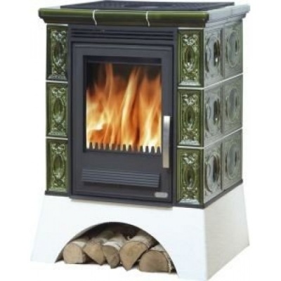 Печь-камин ABX Helvetia K (зеленый) Печь-камин ABX Helvetia K (зеленый)