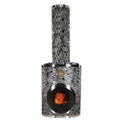 Дровяная печь для сауны IKI Original Plus со стеклянной дверцей