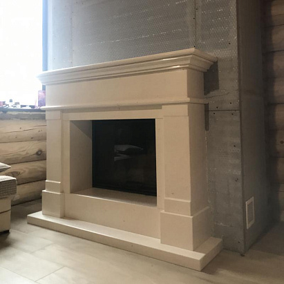 Мраморный портал K 305 с топкой Астов ПС8457