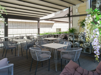 Стол обеденный 4SIS Руссо из HPL 90 Цвет: молочный