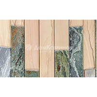 Дровяная печь Ферингер Уют-18 ПФ в облицовке Жадеит+"Окаменевшее дерево", до 18 м³ Дровяная печь Ферингер Уют-18 ПФ в облицовке Жадеит+"Окаменевшее дерево", до 18 м³