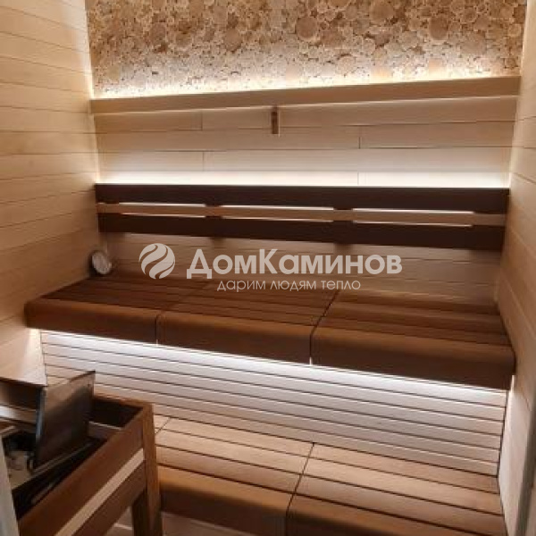 Парная из липы с электрокаменкой VVD. КП  Заповедник