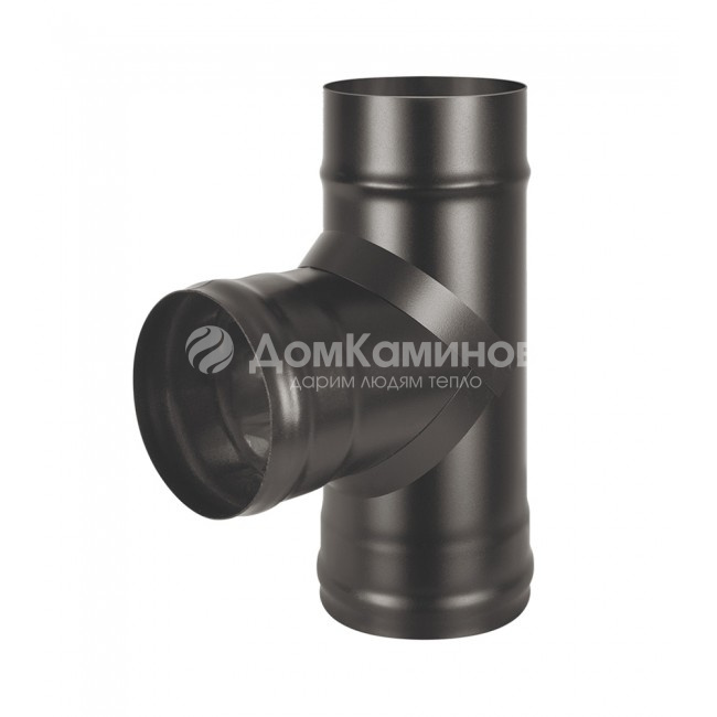 Тройник Везувий BLACK (AISI 430/0,5мм) 90 d=120