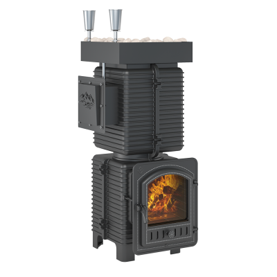 Печь для бани Эверест "Легкий пар Профи" под обкладку Б/В (чугунная закрытая каменка) диаметр дымохода: 120 мм Печь для бани Эверест "Легкий пар Профи" под обкладку Б/В (чугунная закрытая каменка) диаметр дымохода: 120 мм