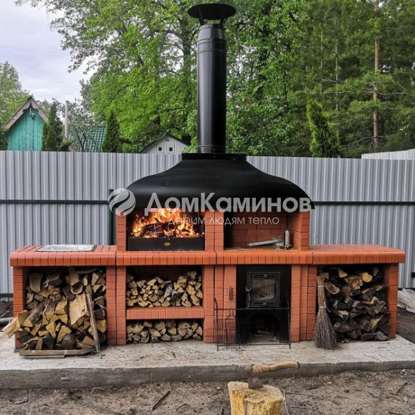 Кирпичный барбекю комплекс КДМ. КП Заповедник