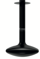 Подвесной камин Aves 5 Турин центральный открытый поворотный 1200мм