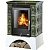 Печь-камин ABX Helvetia KPI, с теплообменником (зеленый)