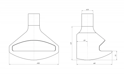 Подвесной камин Ergo Wall