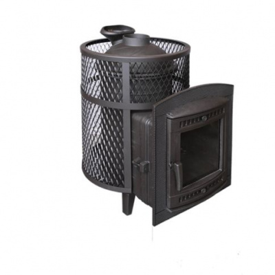 Банная печь Прометалл Атмосфера L с сеткой