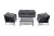 Лаунж-зона 4SIS Диего 4-местная Цвет: темно-серый Лаунж-зона 4SIS Диего 4-местная Цвет: темно-серый