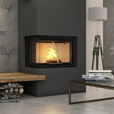 Топка Defro Home Intra SM G угловая, 10кВт, 755/548/498мм, гильотина