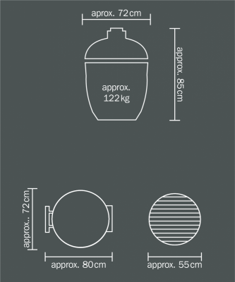 Гриль Monolith LeCHEF PRO Встраиваемый Черный