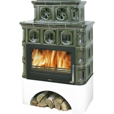 Печь-камин ABX KARELIE (зеленый)