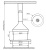 Островной камин Aves 36 Флоренция центральный со стеклом