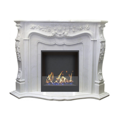 Мраморный биокамин Рома