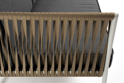 Диван 4SIS Касабланка 3-местный из роупа Цвет: светло-серый (RAL7035) муар, серо-коричневый, серый Диван 4SIS Касабланка 3-местный из роупа Цвет: светло-серый (RAL7035) муар, серо-коричневый, серый