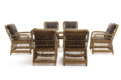 Обеденная группа 4SIS Цесена Цвет: соломенный Обеденная группа 4SIS Цесена Цвет: соломенный