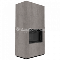 Каминокомплект FLOKI в облицовке NATURALI PIETRA DI SAVOIA GRIGIA BOCCIARDATA