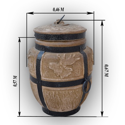 Тандыр БАРЕЛЬЕФ Средний Электрический