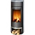 Печь-камин ABX Vigo (черная сталь, тальк с верх. плитой)