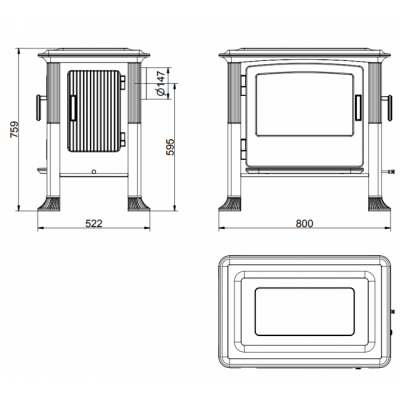 Отопительная печь Brunner Iron Dog 4