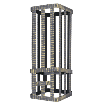 Сетка на трубу Гефест для Ураган 300х300х800 Гром 50 под шибер