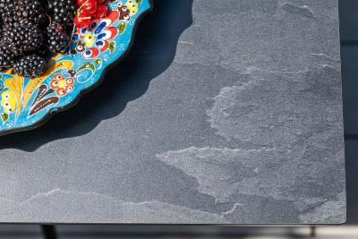 Обеденная группа 4SIS Форли на 4 персоны с квадратным столом Цвет: серый гранит