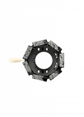 Дымоход-конвектор Grill'D Stone (D130/250) (Серпентинит) Дымоход-конвектор Grill'D Stone (D130/250) (Серпентинит)