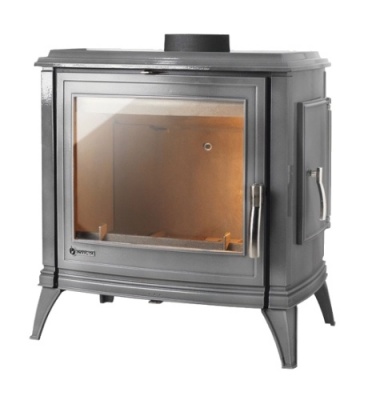 ПЕЧЬ-КАМИН Invicta SEDAN L эмаль графит NEW