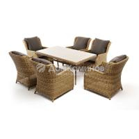 Обеденная группа 4SIS Неаполь Цвет: соломенный