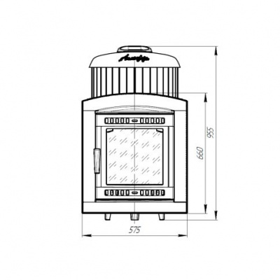 Банная печь Прометалл Атмосфера L Окаменевшее дерево наборные ламели