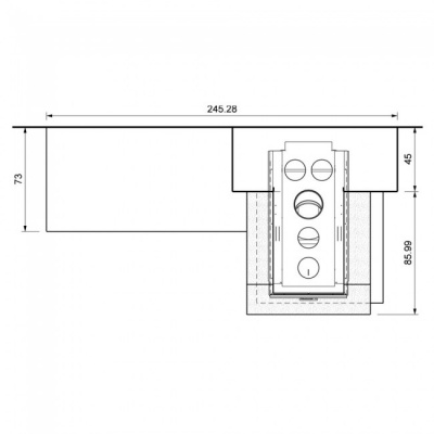Каминная облицовка Palazzetti Brighton Каминная облицовка Palazzetti Brighton