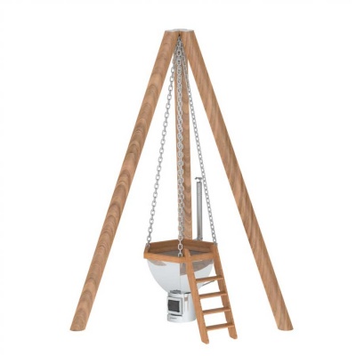 Банный чан 6 граней на бревнах с печью AISI 304 Банный чан 6 граней на бревнах с печью AISI 304