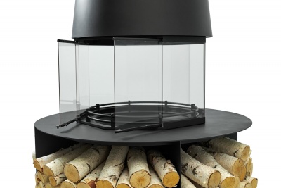 Центральный камин Fireline Glass