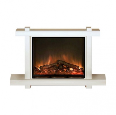 Каминокомплект Капри Deluxe белая эмаль