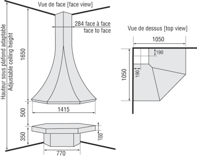 Угловой камин Julietta 985 D angle