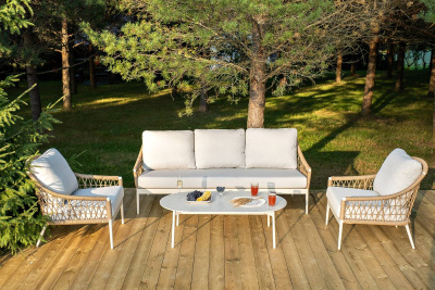 Лаунж-зона 4SIS Венеция Цвет: соломенный