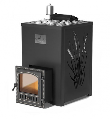 Печь для бани из нерж. стали Эверест INOX 15 (210) в кожухе