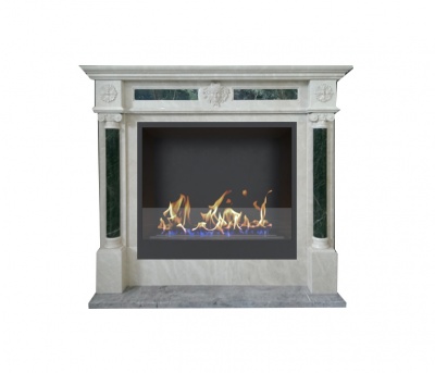 Мраморный биокамин Гринвальд