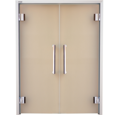 Двери стеклянные, двухстворчатые Grandis GS 15x20 Двери стеклянные, двухстворчатые Grandis GS 15x20