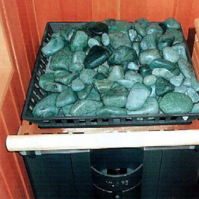 Камни для бани Жадеит 10 кг. шлифованный