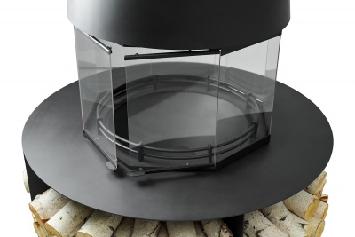 Центральный камин Fireline Glass