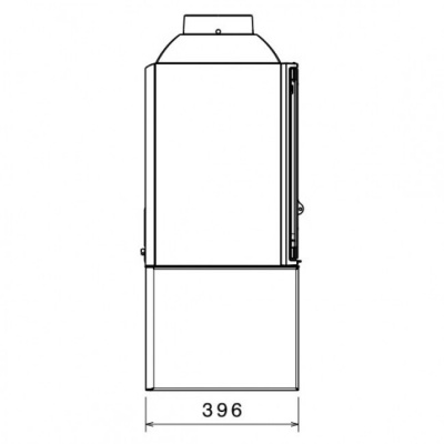Отопительная печь Liseo Castiron LCI 5 GDF BG Stove, двусторонняя, черное стекло Отопительная печь Liseo Castiron LCI 5 GDF BG Stove, двусторонняя, черное стекло